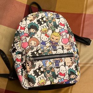 My Hero Academia X Hello Kitty & Friends Sanrio Kawaii Mini Backpack Book Bag
